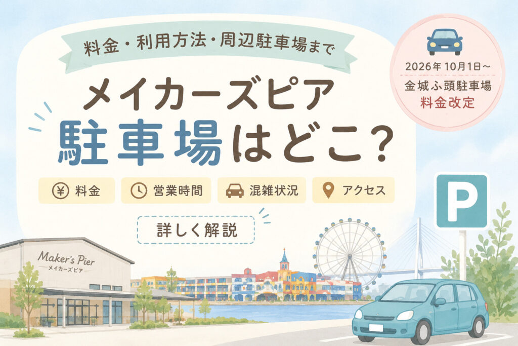 メイカーズピア駐車場